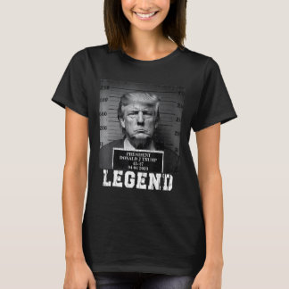 T-shirt Trump 2024 Mugshot Président Légende