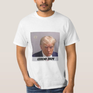 T-shirt Trump 2024 Mugshot Président Légende