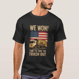 T-shirt Trump 2024 Nous avons gagné Victoire Investiture 2