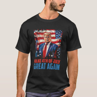 T-shirt Trump 2024 rend 4 juillet grand à nouveau indépend