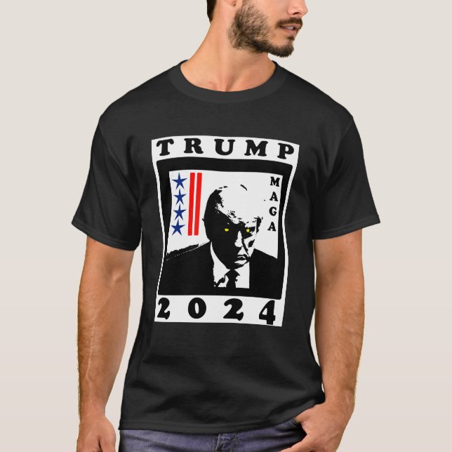 T-SHIRT TRUMP 2024 RWB (Devant)