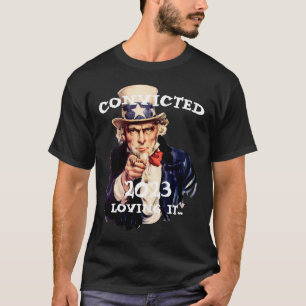 T-shirt Trump 4547 Criminel de guerre Parti républicain Ét