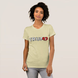 T-SHIRT TRUMP 47 TRUMP VANCE 2024