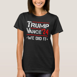 T-shirt Trump 47ème président a remporté les élections de 