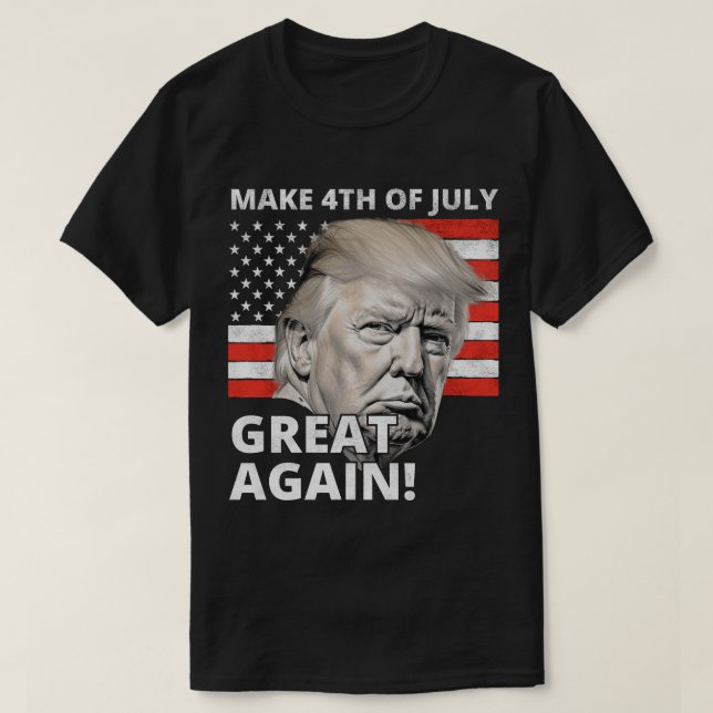 T-shirt Trump 4 juillet (Design devant)