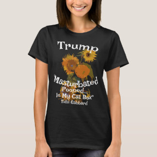 T-shirt Trump a déféqué Sock tiroir de Gabbard à masturber