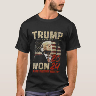 T-shirt Trump a gagné 2024 le plus grand retour de l'histo