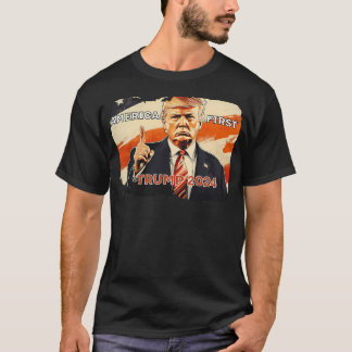 T-shirt Trump Amérique d'abord