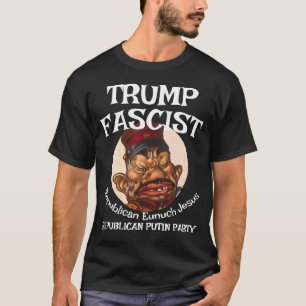 T-shirt Trump anti-fasciste défonceur Guerre civile 2026 2