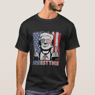 T-shirt Trump arrête ce drôle de président Trump 2024 Conv