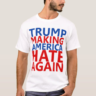 T-shirt Trump attise à nouveau la haine de l'Amérique