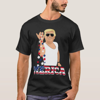T-shirt Trump Bae Funny 4 juillet Trump Salt Freedom T-S