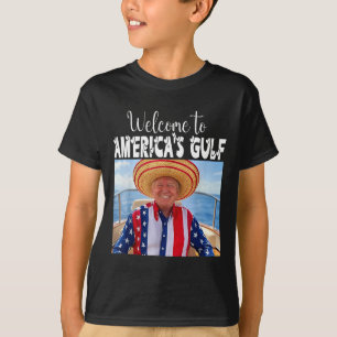 T-shirt Trump Bienvenue dans le Golfe drôle de l'Amérique