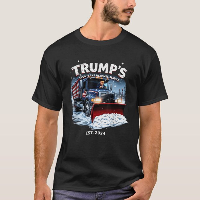 T-shirt Trump  Black Small Unisex Adults (Devant)