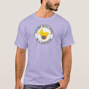 T-shirt Trump Boulders Dans Un Harcèlement