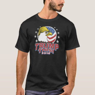 T-shirt Trump cet 2016 Eagle pas aussi chauves