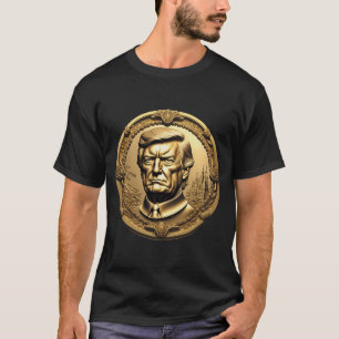 T-shirt TRUMP CGI Collectif Gold Art-Coin Doubloon