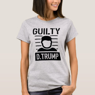 T-shirt Trump coupable