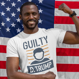 T-shirt Trump coupable