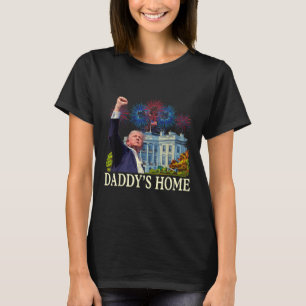 T-shirt Trump Daddys Accueil Maison Blanche 2024 Bienvenue