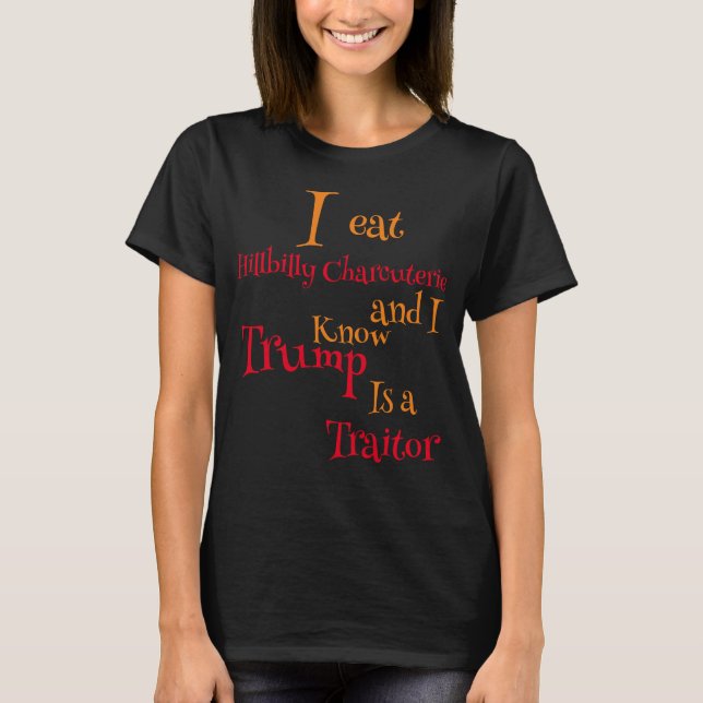 T-shirt Trump Dead Party 2024 Dîner Happy Hour Girls Boys (Devant)