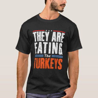 T-shirt Trump Dit Drôle Qu'Ils Mangent Les Dindons