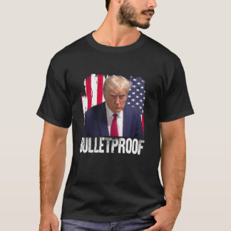 T-shirt Trump Drapeau américain à l'épreuve des balles à l