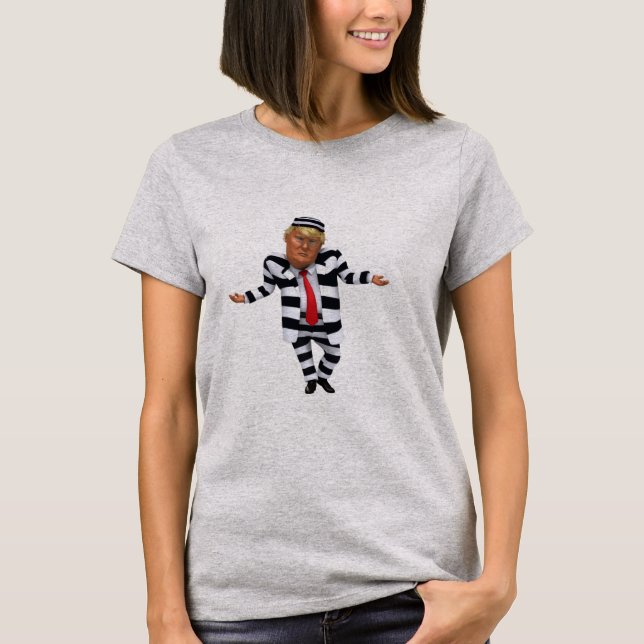 T-shirt Trump en prison (Devant)