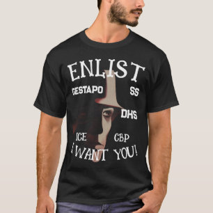 T-SHIRT TRUMP ENRÔLER SS USI DHS ICE CBP TUEURS