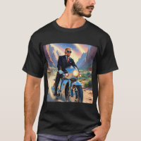 Trump équitation Motorcycle Belle rue sud-ouest Ét