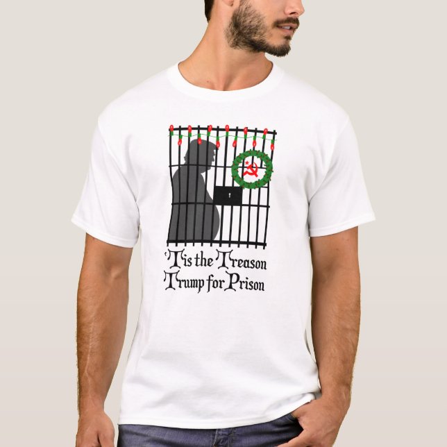 T-shirt "Trump est la trahison de la prison pour une polit (Devant)