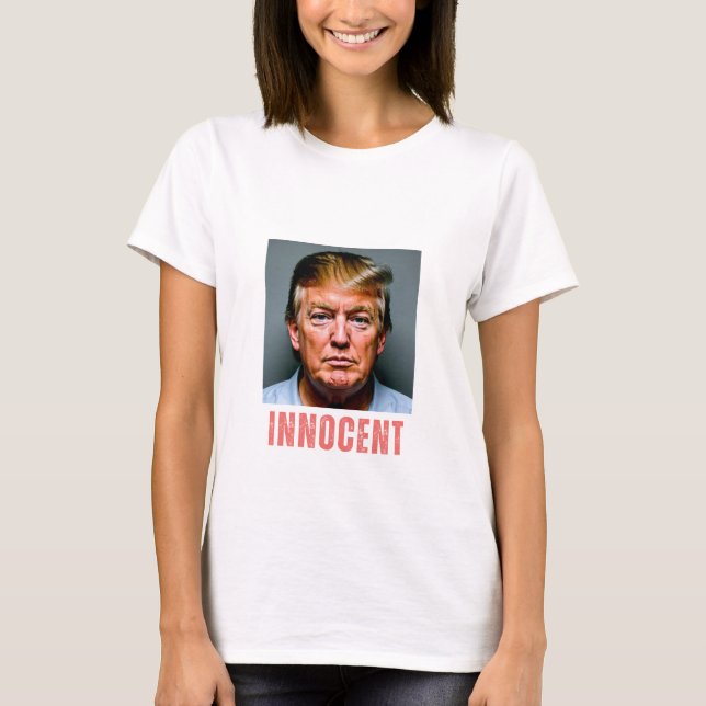 T-shirt Trump est une femme innocente (Devant)