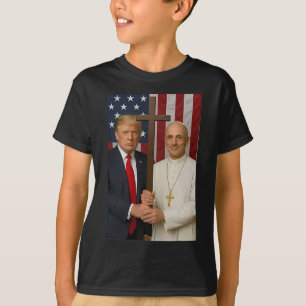 T-shirt Trump Et Chemise Du Pape - Le Pape Leo Xiv Dieu Bé
