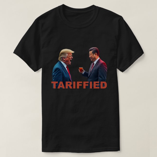 T-shirt trump et Xi Jinping arrimés (Design devant)