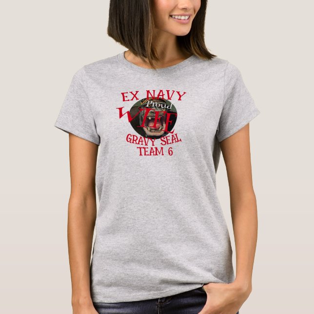 T-shirt Trump Ex Navy Elephant Seal Livre Réalité TV (Devant)