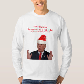 T-shirt Trump. Feliz Navidad, le Mexique va payer pour ça 