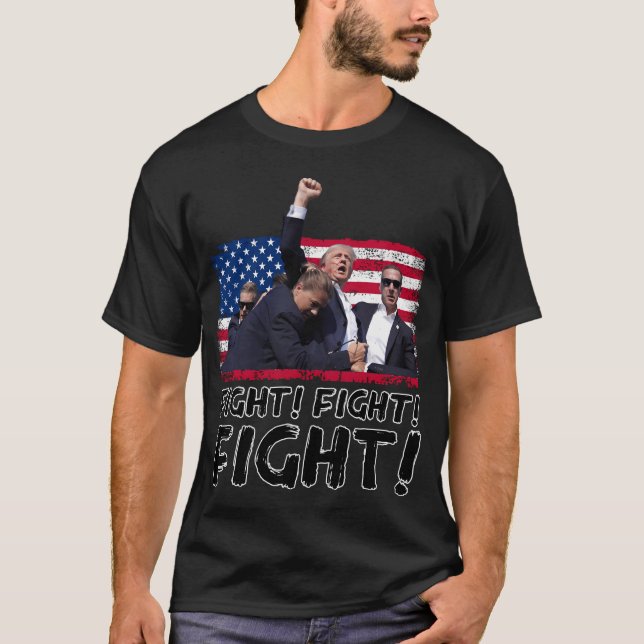 T-shirt Trump Fight Fight Fight (Devant)