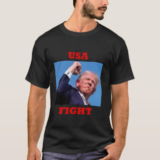 T-shirt Trump Fight USA 2024 T Shirt