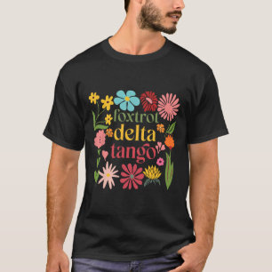 T-shirt Trump floral subtil résiste aux fleurs des chemise