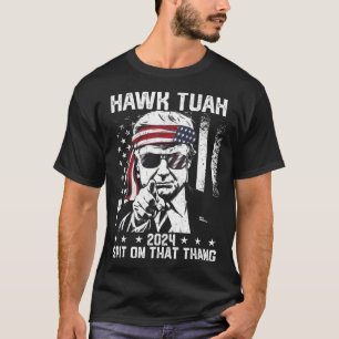 T-shirt Trump Funny Hawk Tush Spin Sur Ce Thang