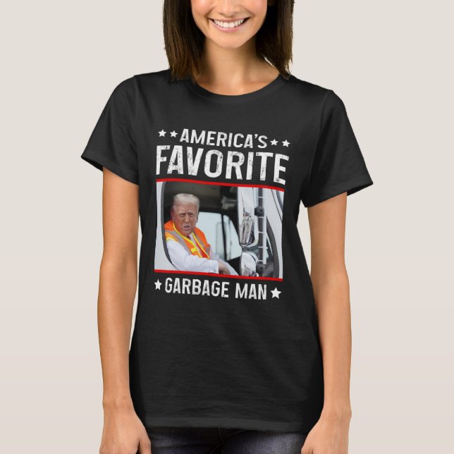 T-shirt Trump Garge Tru, l'homme favori de l'Amérique (Devant)