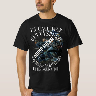 T-shirt Trump GETTYSBURG GUERRE CIVILE USA 20TH MAINE