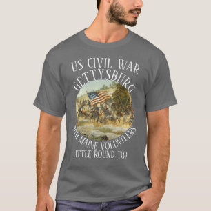 T-SHIRT TRUMP GETTYSBURG GUERRE DE SÉCESSION US 20TH MAINE