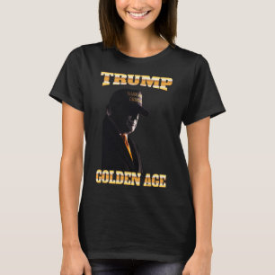 T-shirt Trump Golden Age Silhouette Mega 45 47 Cravate d'o