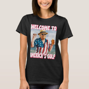 T-shirt Trump golfe des États-Unis d'Amérique drôle golfe