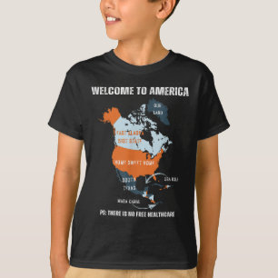 T-shirt Trump Groenland Panama Canal Canada Mexique G