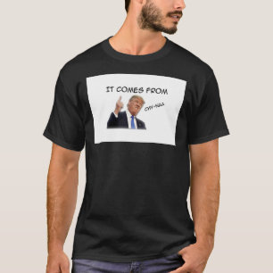 T-shirt Trump Il Vient De Chine Masque Visage Masque Masqu