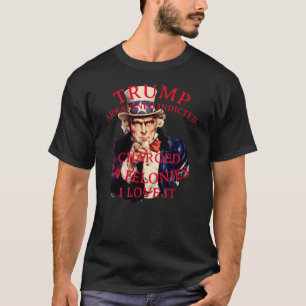 T-shirt Trump inculpé accusé de 34 crimes