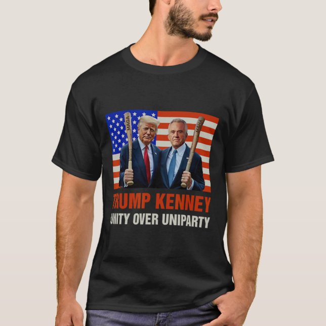 T-shirt Trump Kennedy Unity over Uniparty 2024 Funny Elect (Devant)
