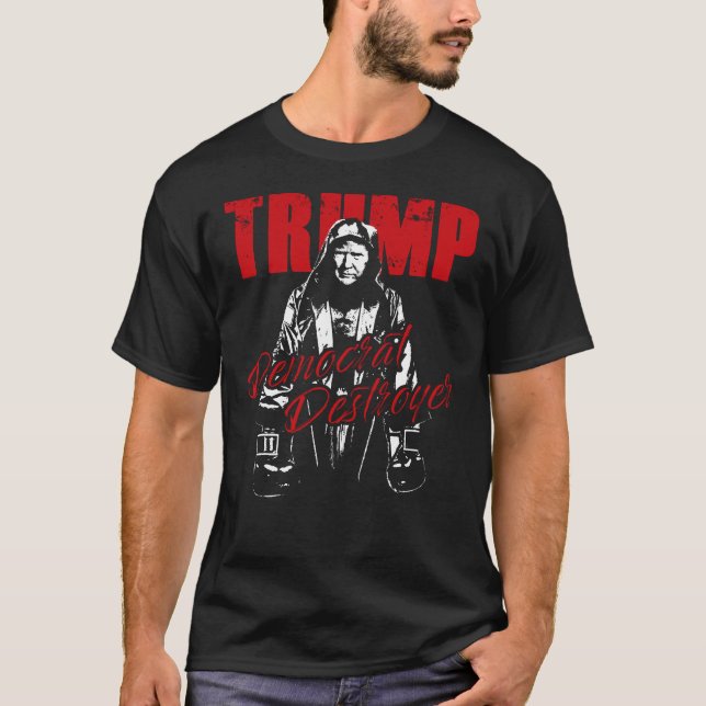 T-shirt Trump, le démocrate, l'Humour de conception graphi (Devant)
